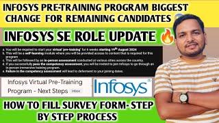 INFOSYS BIGGEST CHANGE IN SE PRE-TRAINING PROGRAM   | 6 WEEKS TRAINING | SELF-STUDY MODE,ONBOARDING