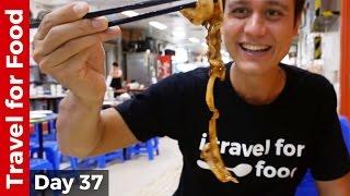 Hong Kong Food Tour - Breakfast, Bamboo Noodles Won Ton, and Chinese Dai Pai Dong Feast!