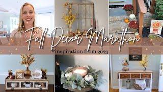 FALL DECORATING MARATHON| FALL CLEAN & DECORATE WITH ME | FALL DECOR IDEAS AND INSPIRATION 2024