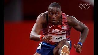 Grant Holloway flying in 110m hurdles heats | WORLD ATHLETICS CHAMPIONSHIPS