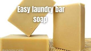 HOW TO MAKE BAR SOAP | HOW TO MAKE BAR SOAP FOR BEGINNERS.