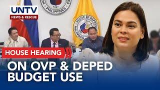 VP Duterte faces the House hearing on the use of OVP and DepEd confidential funds | Nov. 25, 2024