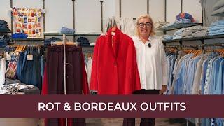 Rot & Bordeaux Outfits für jeden Anlass mit Jutta Nestler