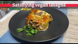 Easy Vegan Lasagna, Healthy & Delicious PlantBased Recipe, Gluten-Free, Dairy-Free, Mrs vegan