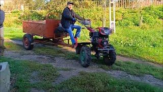 TRANSPORT DE NISIP CU WEIMA 1100-6 (9.5 Hp)