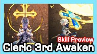 Cleric 3rd Awaken Skill Preview / Dragon Nest Korea (2022 June)