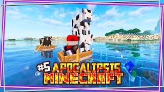 100 dias en APOCALIPSISMINECRAFT: Vacas, CENUTRIA y HORDA ZOMBIE! #5