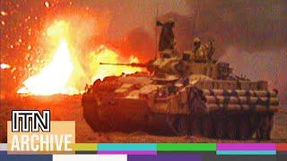 Operation Desert Storm - Intense Combat Footage Captures Final Days of Gulf War (1991)