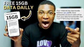 Get Free 15GB Data Daily in Nigeria Without Buying in 2024 (All Network) MTN AIRTEL GLO 9MOBILE