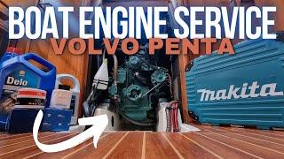 How I take care of my Volvo Penta MD2040 boat engine.