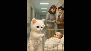 Chris learns to cook pasta - Useful story for kids #ai #animation #Cat