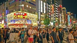 新宿 / Night walk in Shinjuku, Tokyo, Relaxing Ambient Sound ( September 21, 2024 )