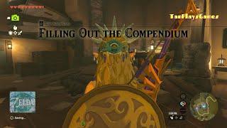 Filling Out the Compendium : Zelda Tears Of The Kingdom.