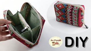 How to make a zipper wallet