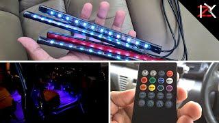 CHEAP Footwell Interior LED Colourful Light Strip Install | Illuminate Your Car | Syncs With Music