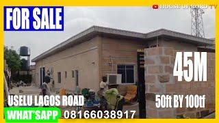 HOUSE FOR SALE AT USELE OFF BENIN LAGOS ROAD IN BENIN CITY STATE NIGERIA