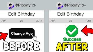 How To Change Your Age On Roblox *IF UNDER 13* (Mobile, PC 2024)