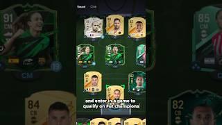 Robo reveals his team on EA FC 24 and plays FUT Champions | Weekend League #shorts
