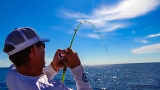 BIGGEST FISH on smallest rod!!! 900 feet deep!!! {Catch Clean Cook} Slow Pitch Jigging