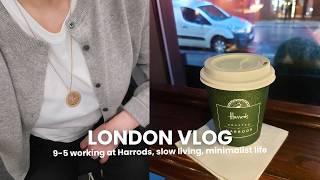 5AM DIARIES | Slow Living in London9-5 Work Life at Harrods, Cosy Coffee Breaks & Haircare Rituals