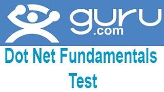 Guru Dot Net Fundamentals Exam Answers