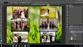 Make wedding album easy steps and auto process -  Photoshop CC tutorial