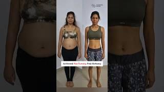 18 kgs Belly Fat loss + Full Body Transformation at HOME 