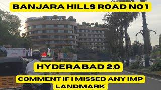 BANJARA HILLS ROAD No 1 | Hyderabad 2.0 | Drive tour