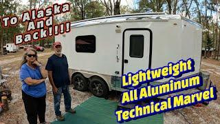 This 19 Foot Lightweight All Aluminum Cargo Trailer Conversion Is A Technological Marvel.