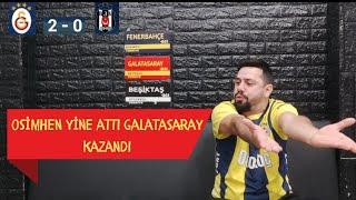 FANATİK FENERBAHÇELİ GALATASARAY BEŞİKTAŞ DERBİSİ İZLERSE.OSİMHEN BİZİ BİTİRDİN BE .