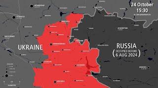 Russian Invasion of Ukraine: Pokrovsk Offensive - Every Day [Aug 6 to Oct 24]