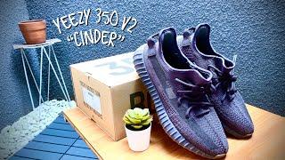 Yeezy Boost 350 V2 "Cinder" On Feet & Close Up 360 w/ Five Different Outfit