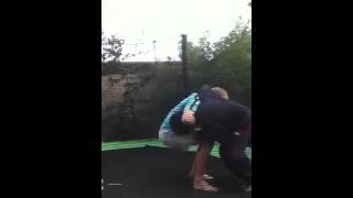 Trampoline wrestling moves 1