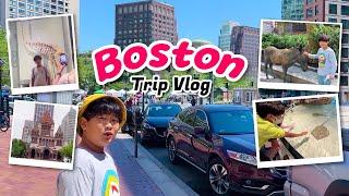 BOSTON Trip Vlog 2023 | Duck Tours, New England Aquarium, Museum of Science and more!