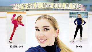 FIGURE SKATING FOR THE FIRST TIME IN TEN YEARS !! *ex competitive skater*