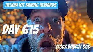 Helium Crypto Miner Earnings Update - Dec 18, 2023, Day 615 | Mining IOT Using Stock Bobcat 300