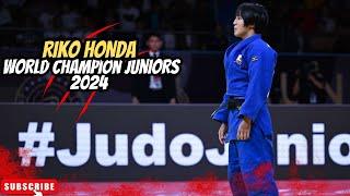 Riko Honda is the new -57 kg champion!  Japan continues to rack up gold medals