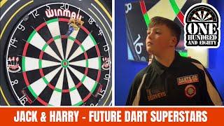 HARRY & JACK - FUTURE DART SUPERSTARS - FUN DAY AT DARTS PLANET TV