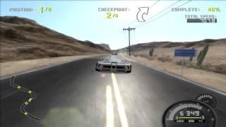 Need For Speed: ProStreet - Race #184 - Top Speed Run (Nevada Highway - Nitrocide)