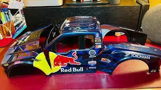 Ford Raptor Baja Rey RC body custom Paint Red Bull Trophy Truck