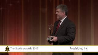 Prositions, Inc wins a Stevie Award at The 2015 American Business Awards