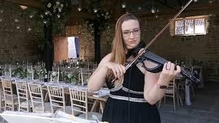 At Last - Etta James performed by Laura Seymour  LIVE on electric violin