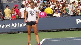 Alize Cornet Practice at the 2013 US Open