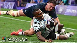 Team USA can't quite hold off relentless, undefeated Fiji in 1st day of rugby sevens| NBC Sports