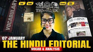 The Hindu Editorial | 7 January 2025 | The Hindu Analysis and Vocabulary by Barkha Agrawal