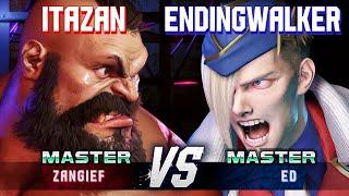 SF6 ▰ ITAZAN (Zangief) vs ENDINGWALKER (Ed) ▰ High Level Gameplay