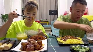 冷战第八天，不说好话，还想吃#eating show#eating challenge#husband and wife eating food#eating#mukbang #asmr eating