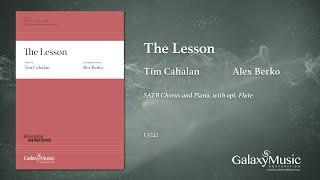 The Lesson by Alex Berko & Tim Cahalan  - Scrolling Score