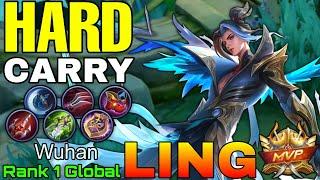 Jungler Ling Hard Carry Gameplay - Top 1 Global Ling by Wuhan - Mobile Legends