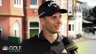 Matthew Jordan 'taking it all in' following Round 2 at The Open | Golf Channel